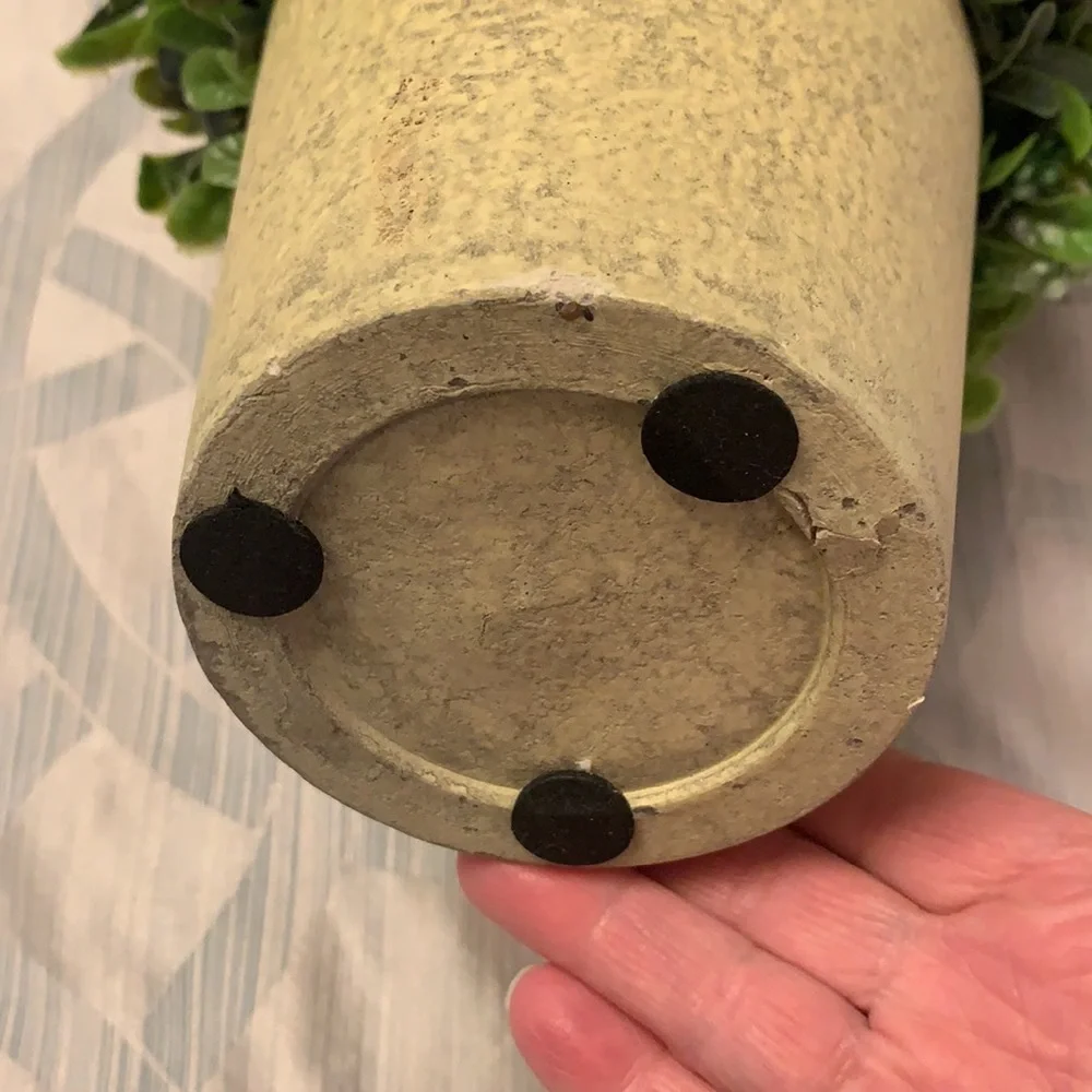 Faux Potted Ball Greenery Artificial Plant